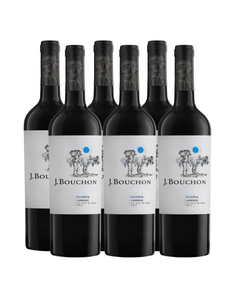 Pack 6 Carmenere, reserva, J.Bouchon