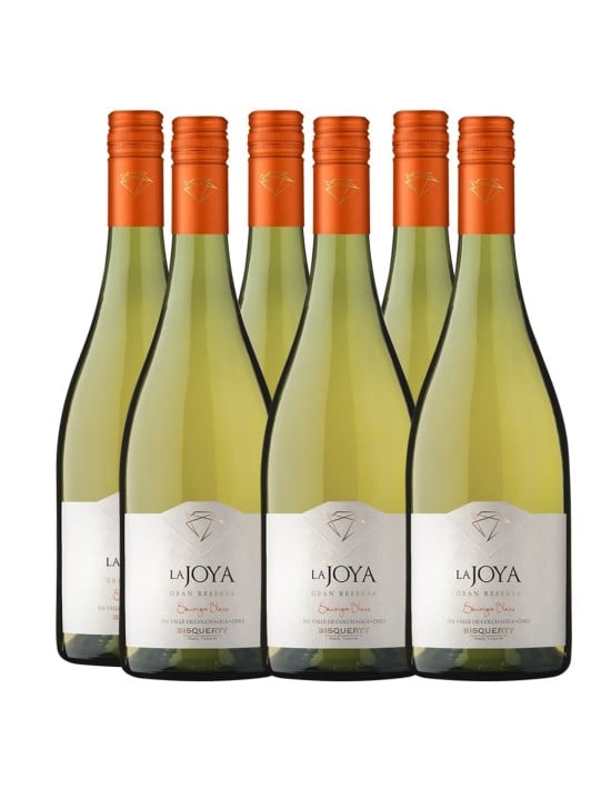 Pack 6 Sauvignon Blanc, Gran Reserva, La joya, bisquertt