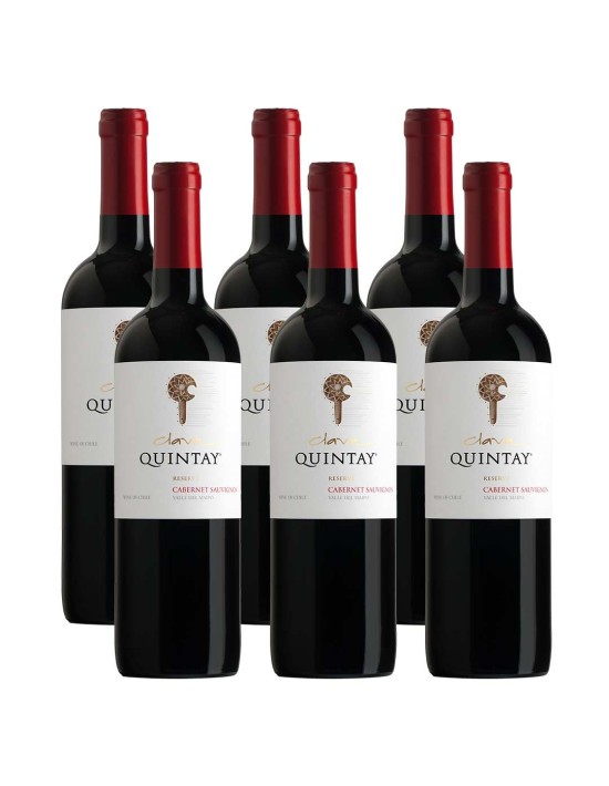 Pack 6 Cabernet Sauvignon, Reserva, Clava, Quintay en Oferta!