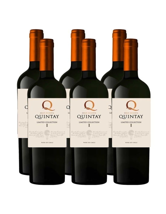 Pack 6 Blend Limited Collection II, Gran Reserva, Q, Quintay en Oferta!