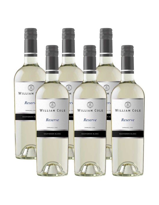 Pack 6 Sauvignon Blanc, Reserva, William Cole en Oferta!