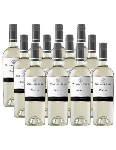 Pack 12 Sauvignon Blanc, Reserva, William Cole en Oferta!
