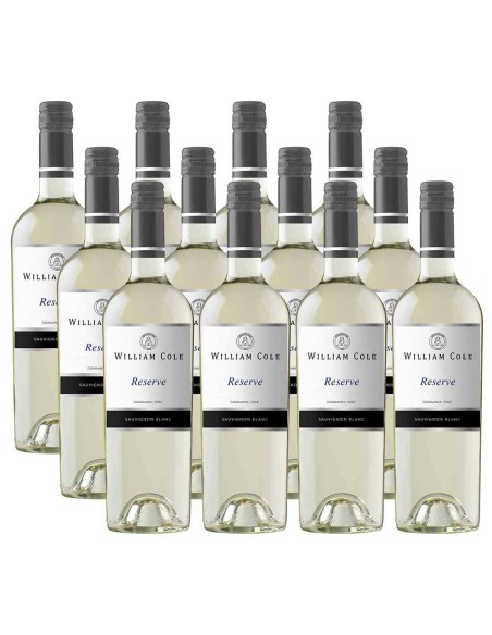 Pack 12 Sauvignon Blanc, Reserva, William Cole en Oferta!