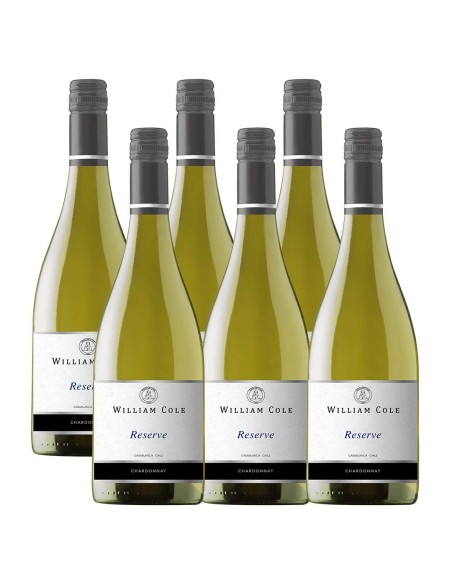 Pack 6 Chardonnay, Reserva, William Cole en Oferta!