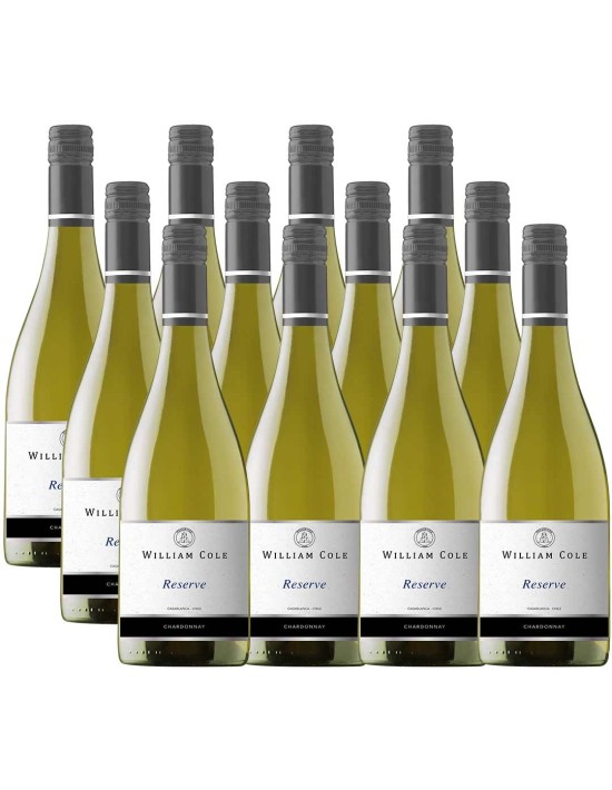 Pack 12 Chardonnay, Reserva, William Cole