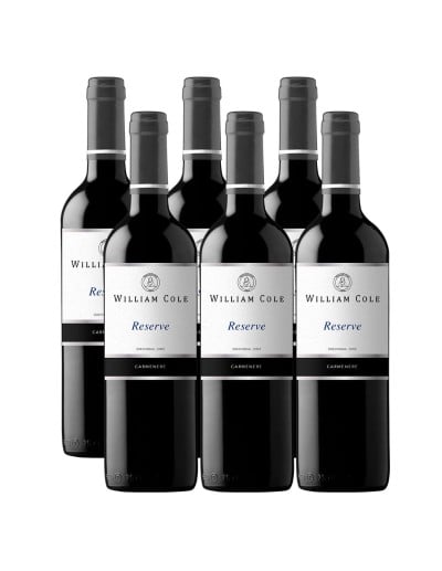 Pack 6 Carmenere, Reserva, William Cole en Oferta!