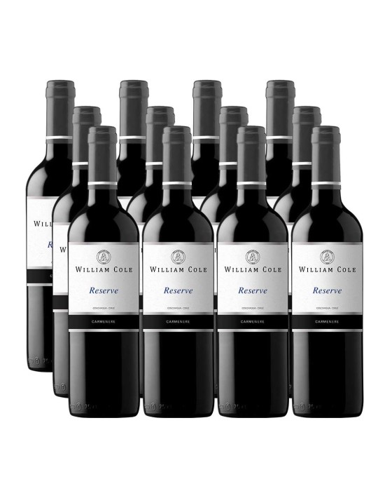 Pack 12 Carmenere, Reserva, William Cole en Oferta!