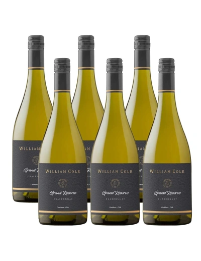 Pack 6 Chardonnay, Gran Reserva, William Cole en Oferta!