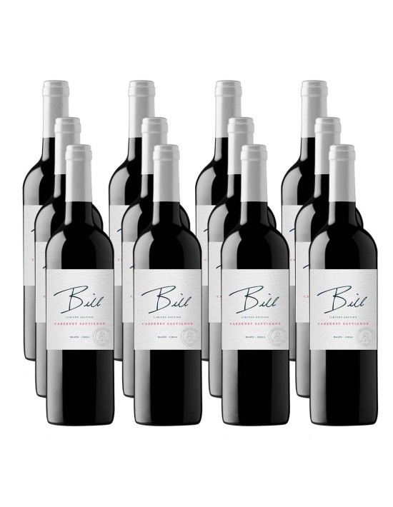 Pack 12 Cabernet Sauvignon, Premium, Bill, William Cole en Oferta!