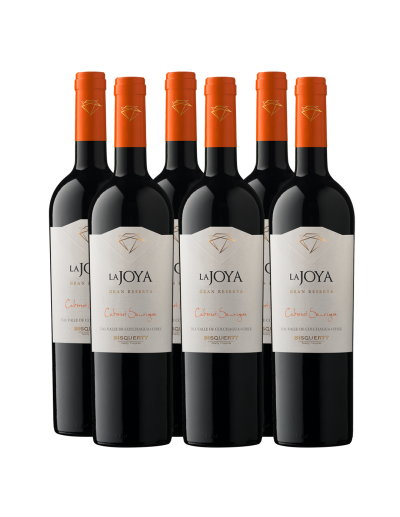 Pack 6 Cabernet Sauvignon, Gran Reserva, La joya, bisquertt