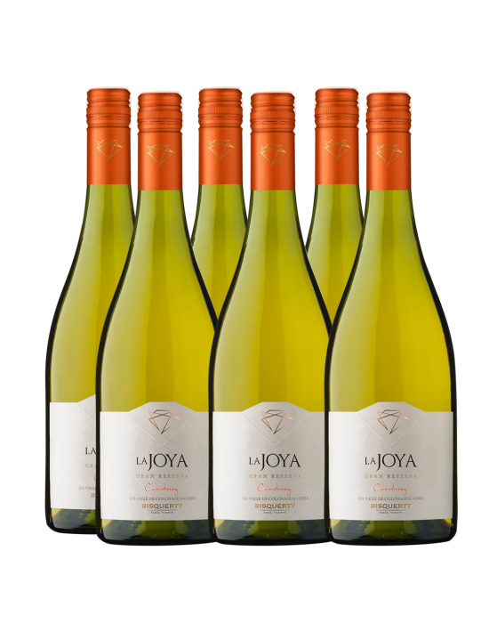 Pack 6 Chardonnay, Gran Reserva, La joya, bisquertt