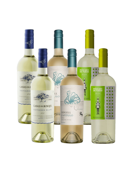 Pack de 6 vinos blancos