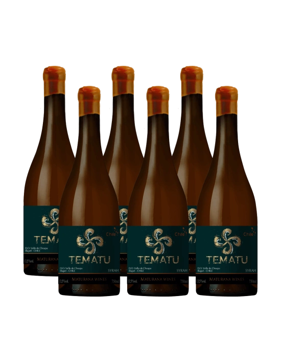 Exquisito y premiado vino Syrah, Ícono, Tematu, Maturana Winery en Oferta!