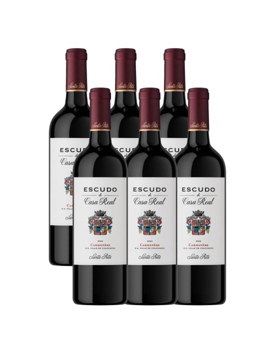 Pack 6 Carmenere, Premium Casa Real Viña Santa Rita