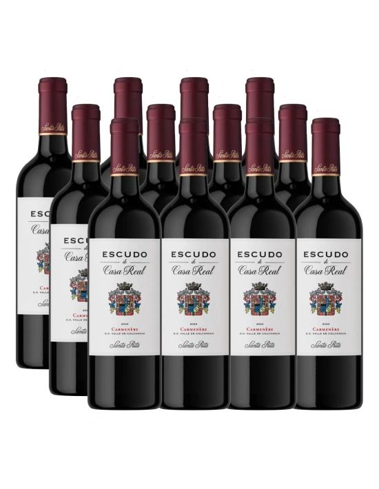 Pack 12 Carmenere, Premium Casa Real Viña Santa Rita