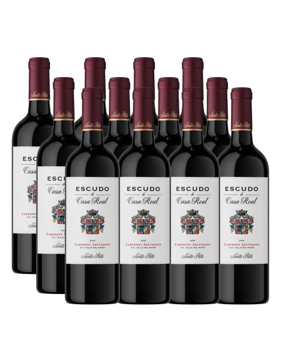 Pack 12 Cabernet Sauvignon, Premium, Casa Real, Viña Santa Rita