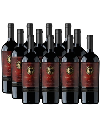 Vino de Exportación Premium Carmenere, Gran Reserva, Dragón Rojo en Oferta