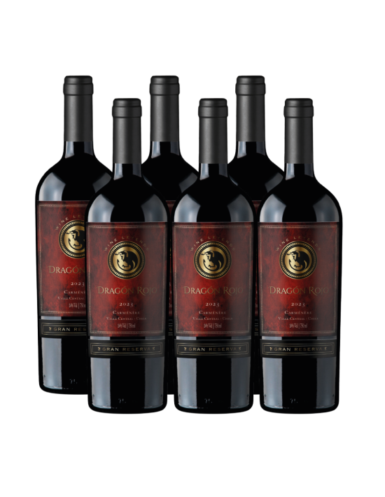 Vino de Exportación Premium Carmenere, Gran Reserva, Dragón Rojo en Oferta