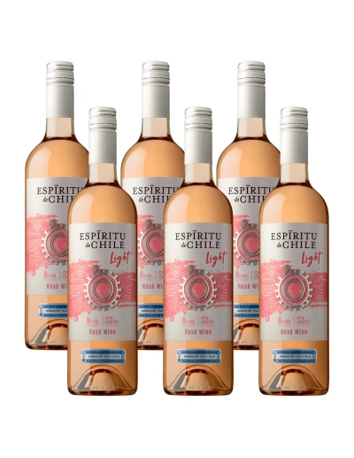 PACK 6 Rosé, Light, Espíritu de Chile, Aresti