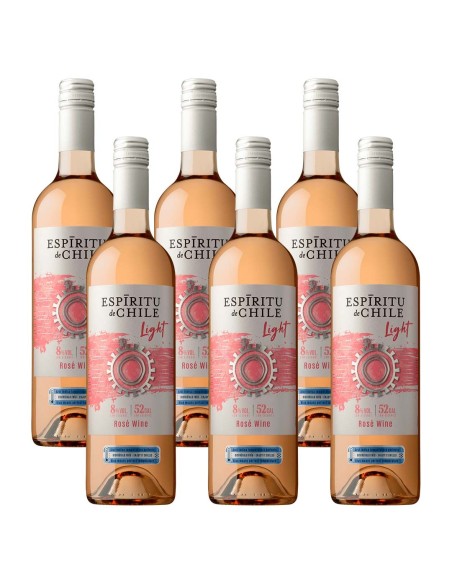 PACK 6 Rosé, Light, Espíritu de Chile, Aresti