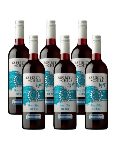 Pack 6 Cabernet Sauvignon, Light, Espíritu de Chile, Aresti
