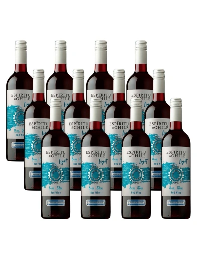 Pack 12 Cabernet Sauvignon, Light, Espíritu de Chile, Aresti