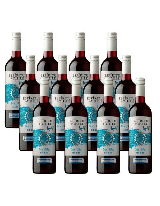 Pack 12 Cabernet Sauvignon, Light, Espíritu de Chile, Aresti