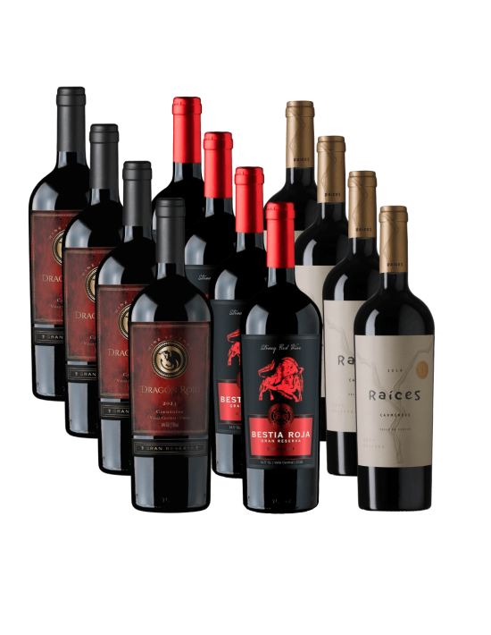 Pack Triple Carmenère Gran Reserva x12 | Ewine